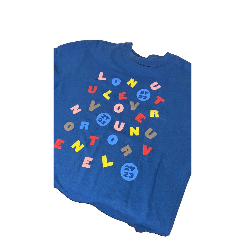 Harry Styles Love On Tour 2023 Alphabet Soup Crewneck Concert Merch Size Large